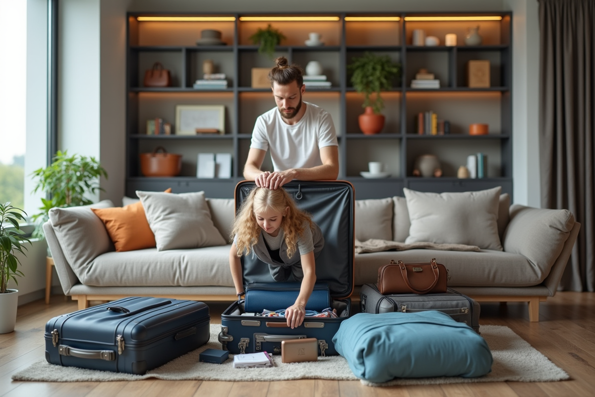 valises organisées